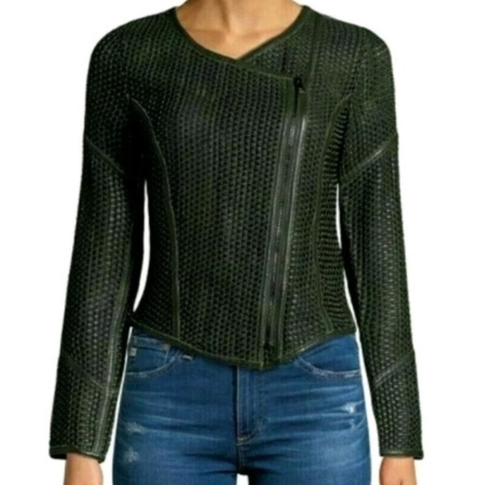 Haute Hippie Lamb Leather Jacket